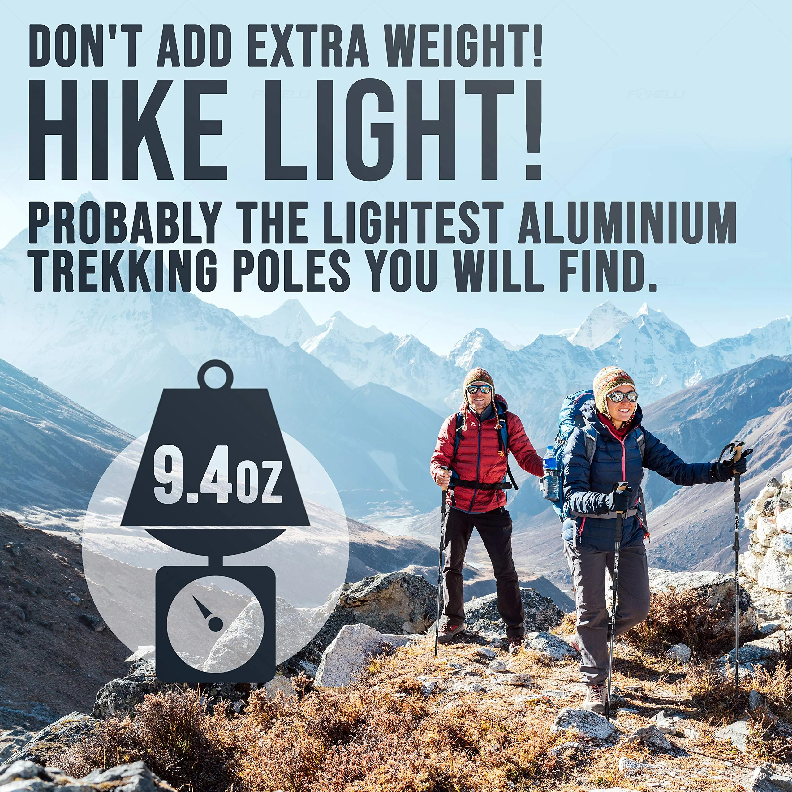 Trekking Poles - Khaki