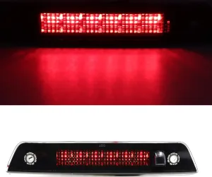 Tresound For 2005-2010 Jeep Grand Cherokee 3rd Third Brake Light Center High Mount Lamp Stop Light (Smoke