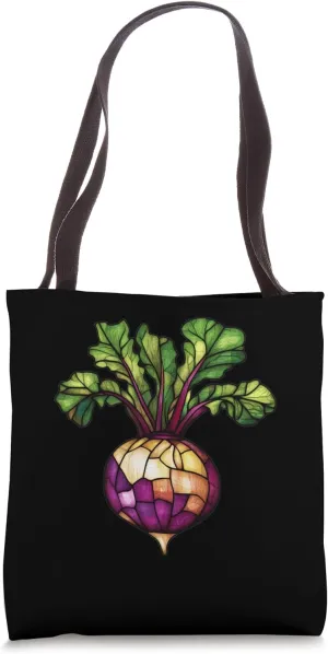 Turnip Stained Glass Tote Bag