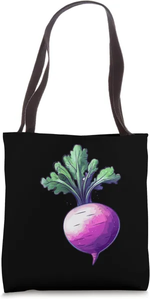 Turnip Synthwave Tote Bag