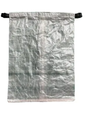 Ultra Lightweight Dyneema Roll Top Bag (S, Grey/Silver)