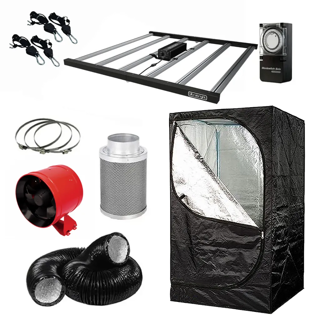Ultrabright 720w LED 1.5m x 1.5m Grow Tent Kit