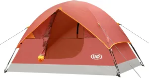 UNP Camping Tent 2/3/4/6 Person Dome Tent, Easy to Set Up for Camping, Lightweight Camping Tent, Portable Camping Tent for Outdoor and Backpacking Beaches