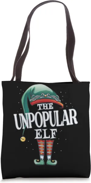 Unpopular Elf Christmas Group Xmas Pajama Party Tote Bag