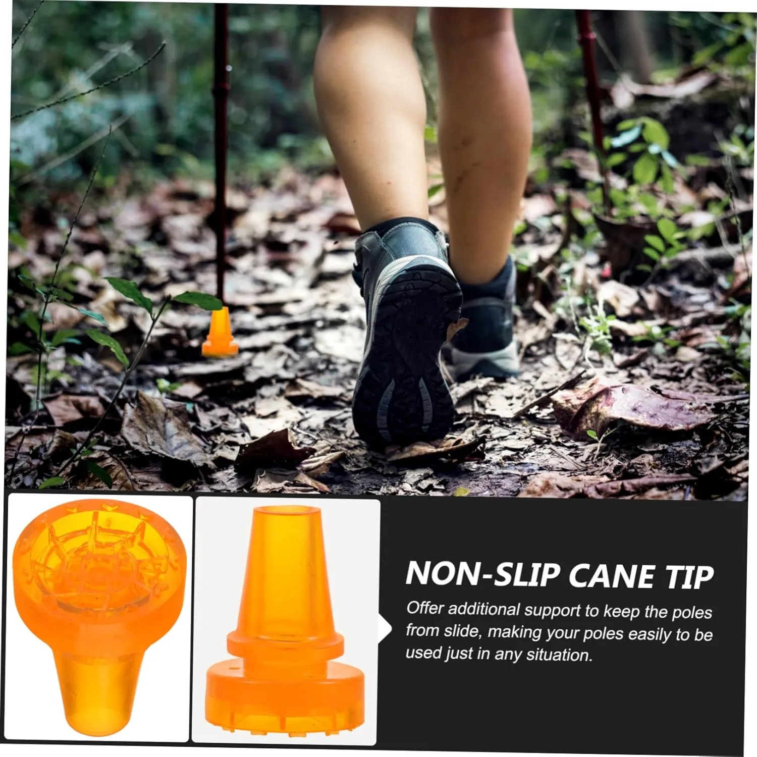 UPKOCH Thickened Pole Tip Covers Heavy Accessories Replacement Canes Walking Trekking Pole Tips Trekking Poles