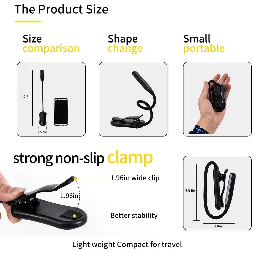 USB Book Light Offer expires soon Free gift with purchase HUAJIANZM LED