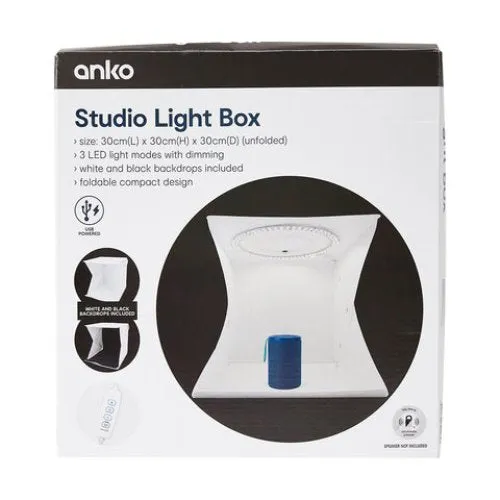 USB Powered Studio Light Box / Foldable compact design