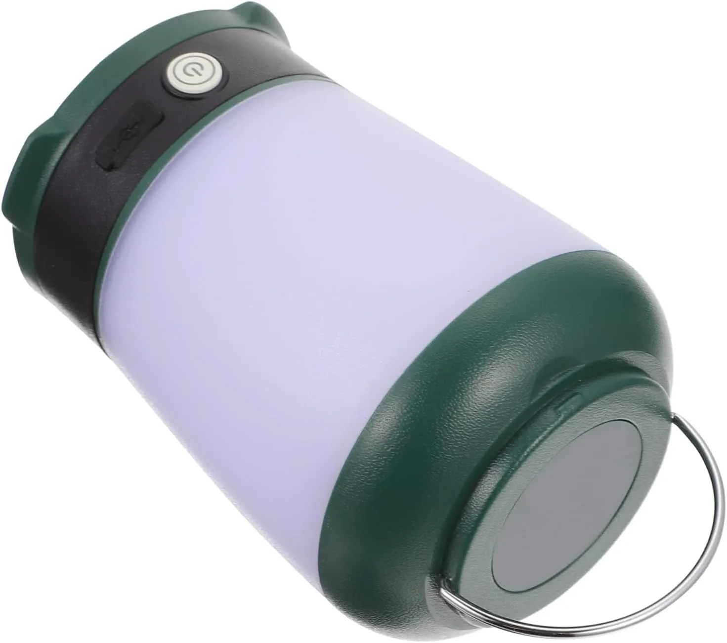 VANZACK 2 Sets Solar-Powered Lanterns Outdoor Rechargeable Led Light Bulbs Camping Light Emergency Abs Material 2-in-1 Design