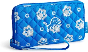 Vera Bradley Women's Cotton NFL Front Zip Wristlet (Multiple Teams Available)