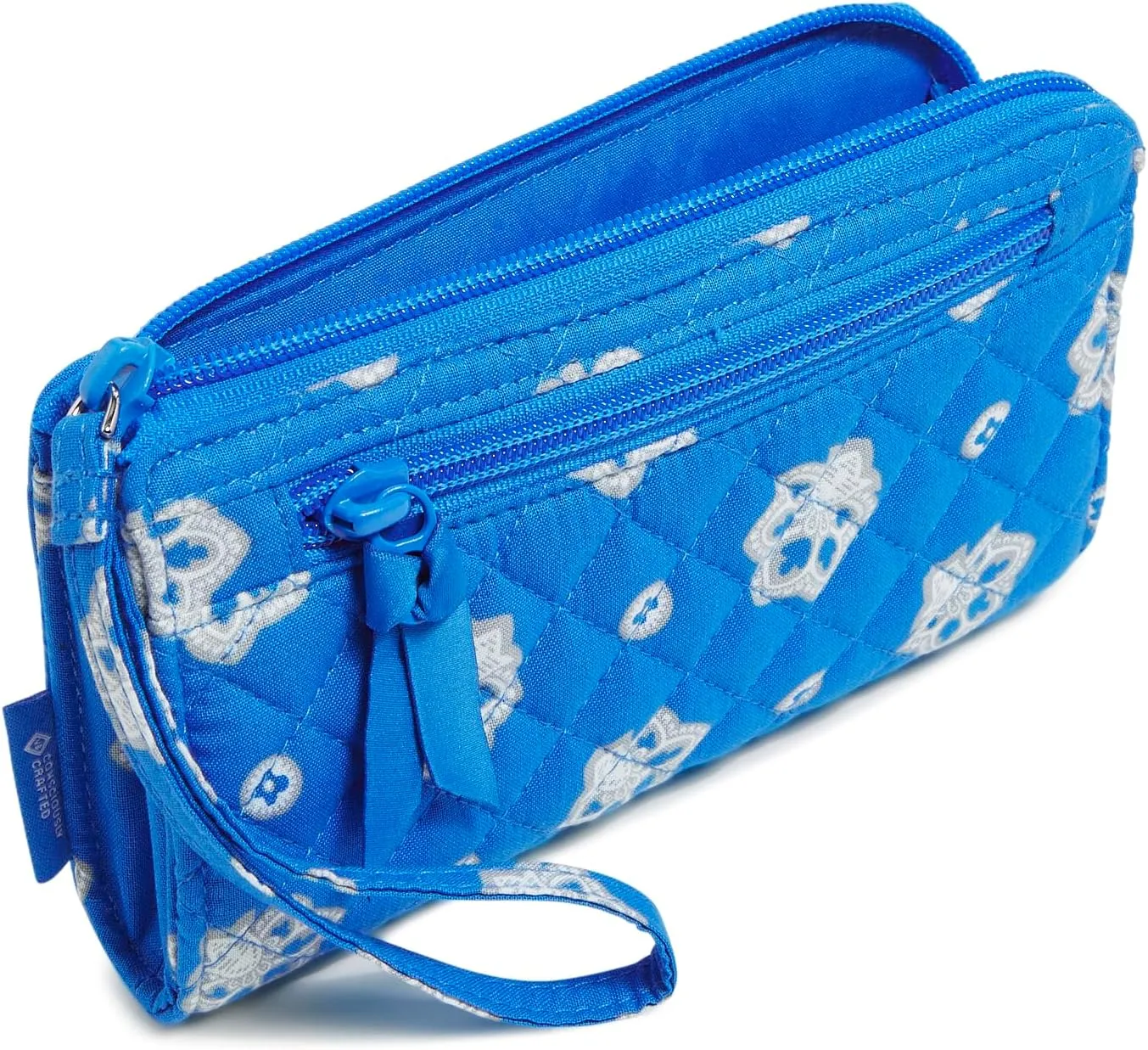 Vera Bradley Women's Cotton NFL Front Zip Wristlet (Multiple Teams Available)
