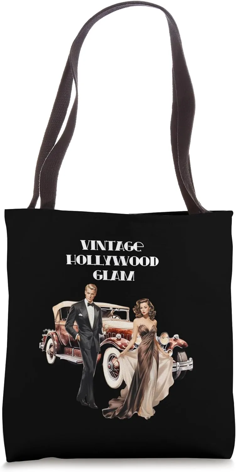 Vintage Hollywood Glam Tote Bag