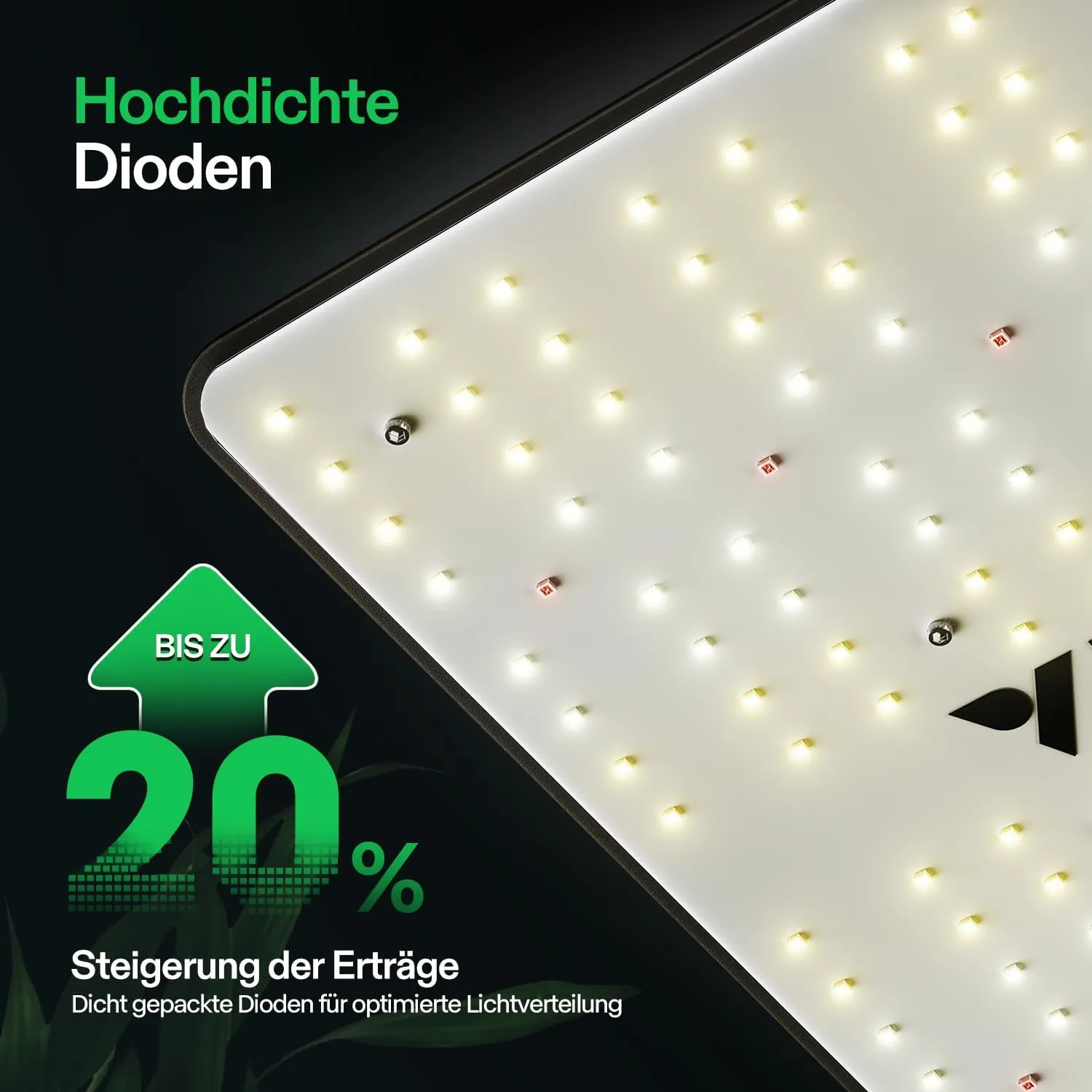 VIVOSUN VS1000 LED Grow Light with Full Spectrum Diodes & Sosen Driver Dimmable Lights Sunlike for Indoor Plants Seedling Veg and Bloom Lamps for 2x2/3x3 Tent