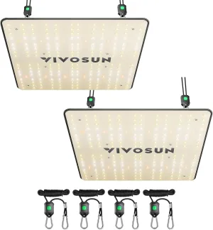 VIVOSUN VS1000 LED Grow Light with Full Spectrum Diodes & Sosen Driver Dimmable Lights Sunlike for Indoor Plants Seedling Veg and Bloom Plant Grow Lamps for 2x2/3x3 Grow Tent
