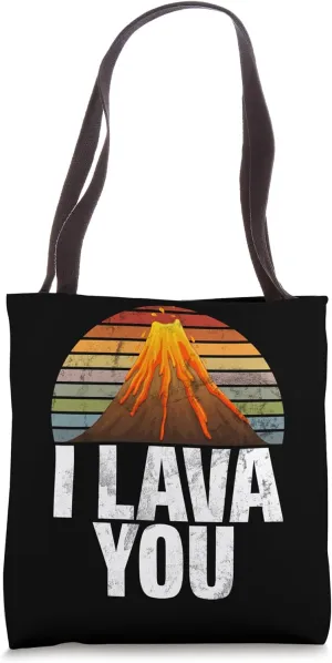 Volcanoes Lover Volcano Eruption Magma Mountains Volcano Tote Bag