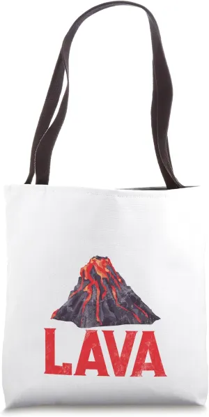 Volcanoes Lover Volcano Eruption Magma Mountains Volcano Tote Bag