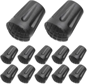 Walking Stick Trekking Pole Tip Easy To Install End Cap Hiking Cane Rubber Tip