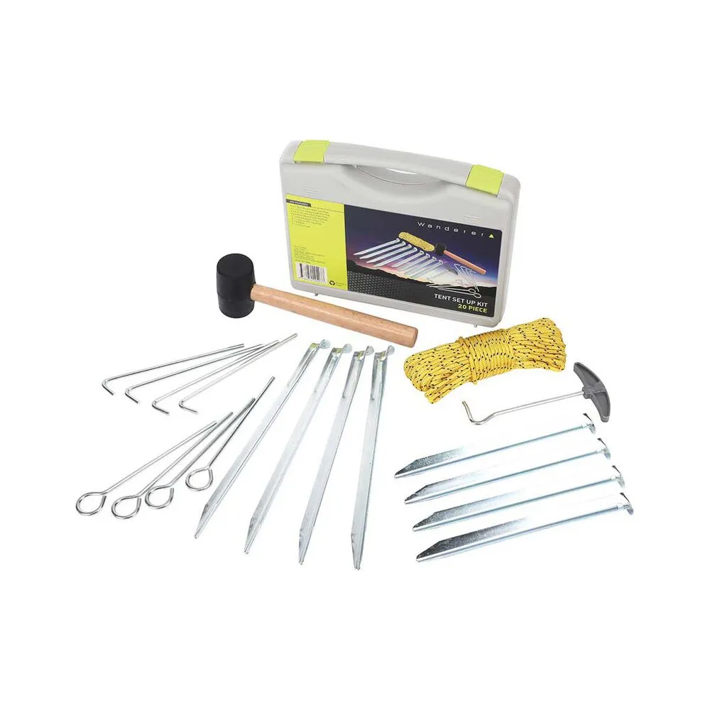 Wanderer Tent Set Up Kit/ Organize Your Camping Adventure