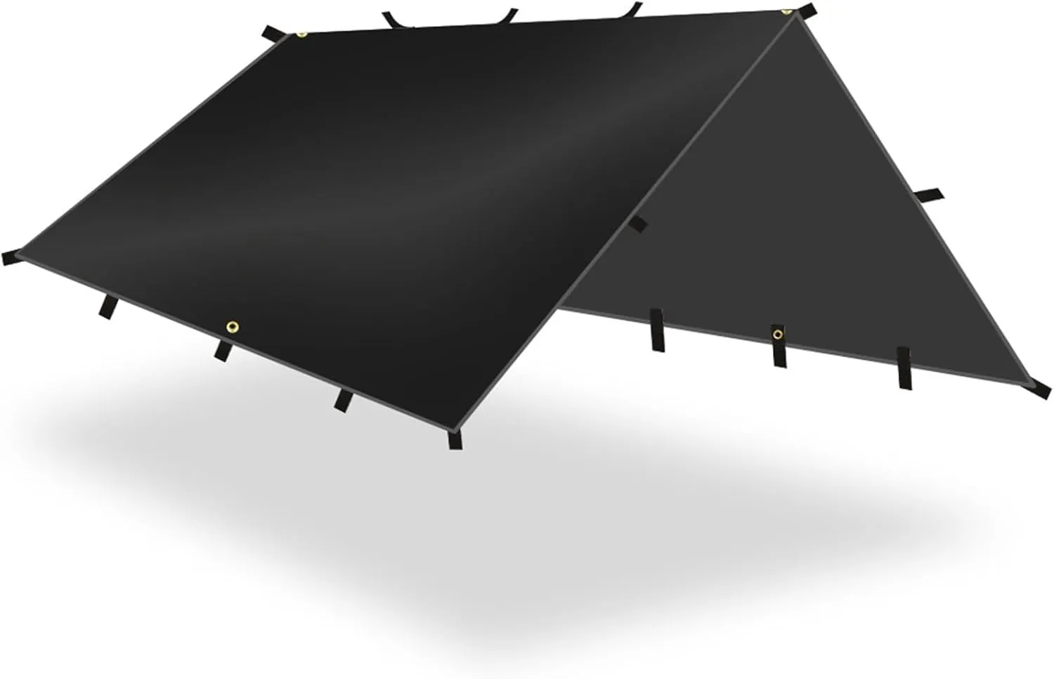 Waterproofs Tarps Tent Shade Garden Canopy Sunshades Outdoor Campings Awnings Shelters Tarps with Rope & Ground Nails
