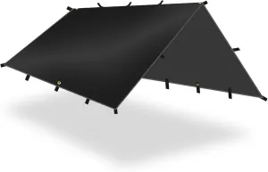 Waterproofs Tarps Tent Shade Garden Canopy Sunshades Outdoor Campings Awnings Shelters Tarps with Rope & Ground Nails