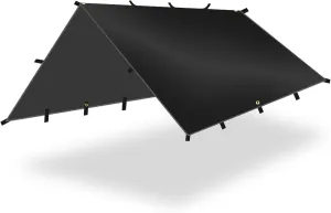 Waterproofs Tarps Tent Shade Garden Canopy Sunshades Outdoor Campings Awnings Shelters Tarps with Rope & Ground Nails
