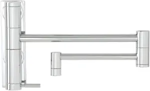 Waterstone 3200-SN Hunley Wall Mount Pot Filler Faucet, Satin Nickel