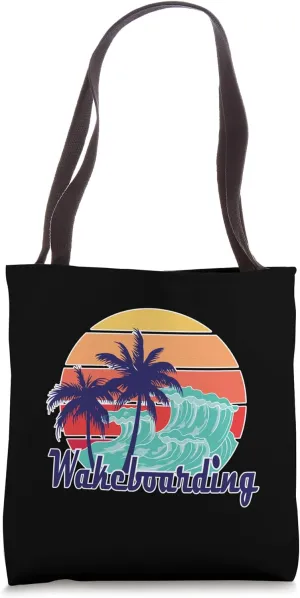 Wave Wakeboarding Tote Bag