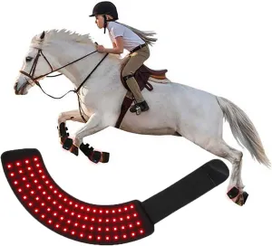 Wearable Red Light Therapy for Horses Hoof, LED Red Light Therapy Device, Horse Near Infrared Therapy Wrap, for Horseshoe Muscle Relaxation Massage