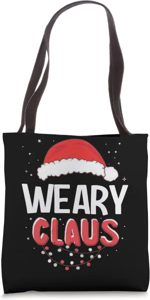 Weary Santa Claus Christmas Matching Costume Tote Bag