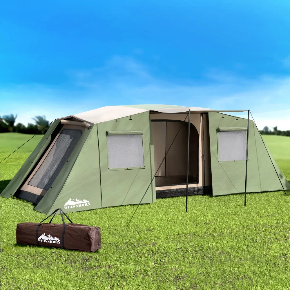 Weisshorn Instant Up Camping Tent 10 Person Outdoor Family Hiking Tents 3 Rooms-TAS_Rural