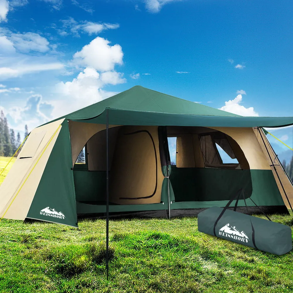 Weisshorn Instant Up Camping Tent 8 Person Pop up Tents Family Hiking Dome Camp-WA_Rural