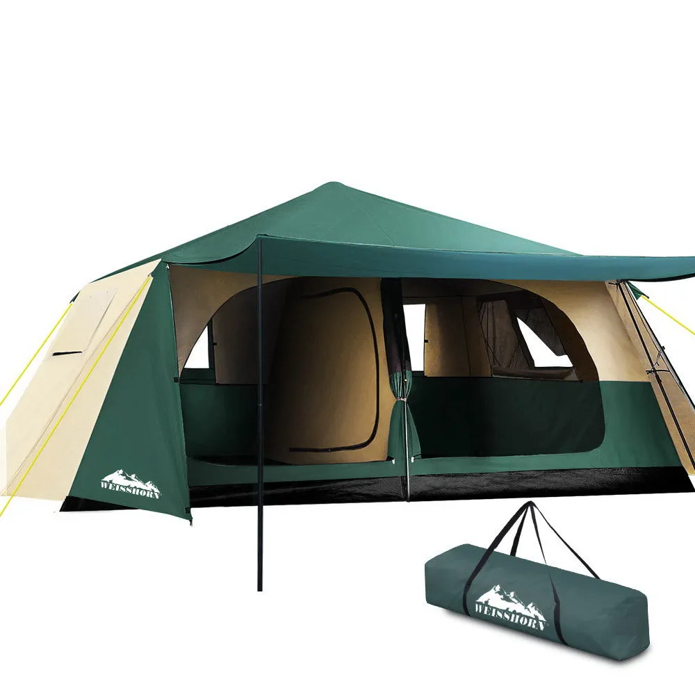 Weisshorn Instant Up Camping Tent 8 Person Pop up Tents Family Hiking Dome Camp-WA_Rural