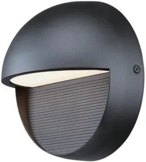 Westinghouse 6579000 Winslett Transitional One-Light Dimmable LED Outdoor Wall Light Sconce, Dark Sky Friendly, Textured Black Finish, Frosted Glass