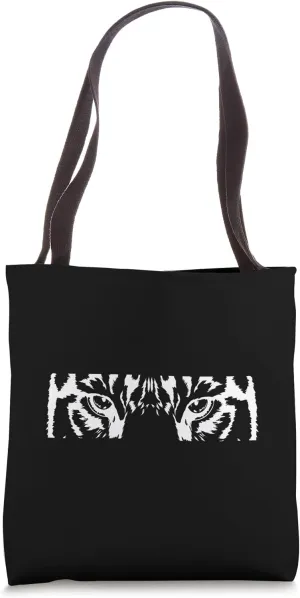 wild Tiger Eyes Tote Bag