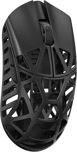 WLMOUSE Beast X Mini Pro Ultra-Light 34g Magnesium Gaming Mouse, PAW3950 HS Sensor, 8K Polling Rate, 30000 DPI,OM & TTC Switches, Customizable Side Panels.(Black(OM Switch-Side Slits))