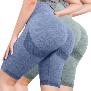 Women Workout Impact Shorts Women's Hip Lifting High Waisted Tummy Tightening Leggings High Waisted Butt Sculpting