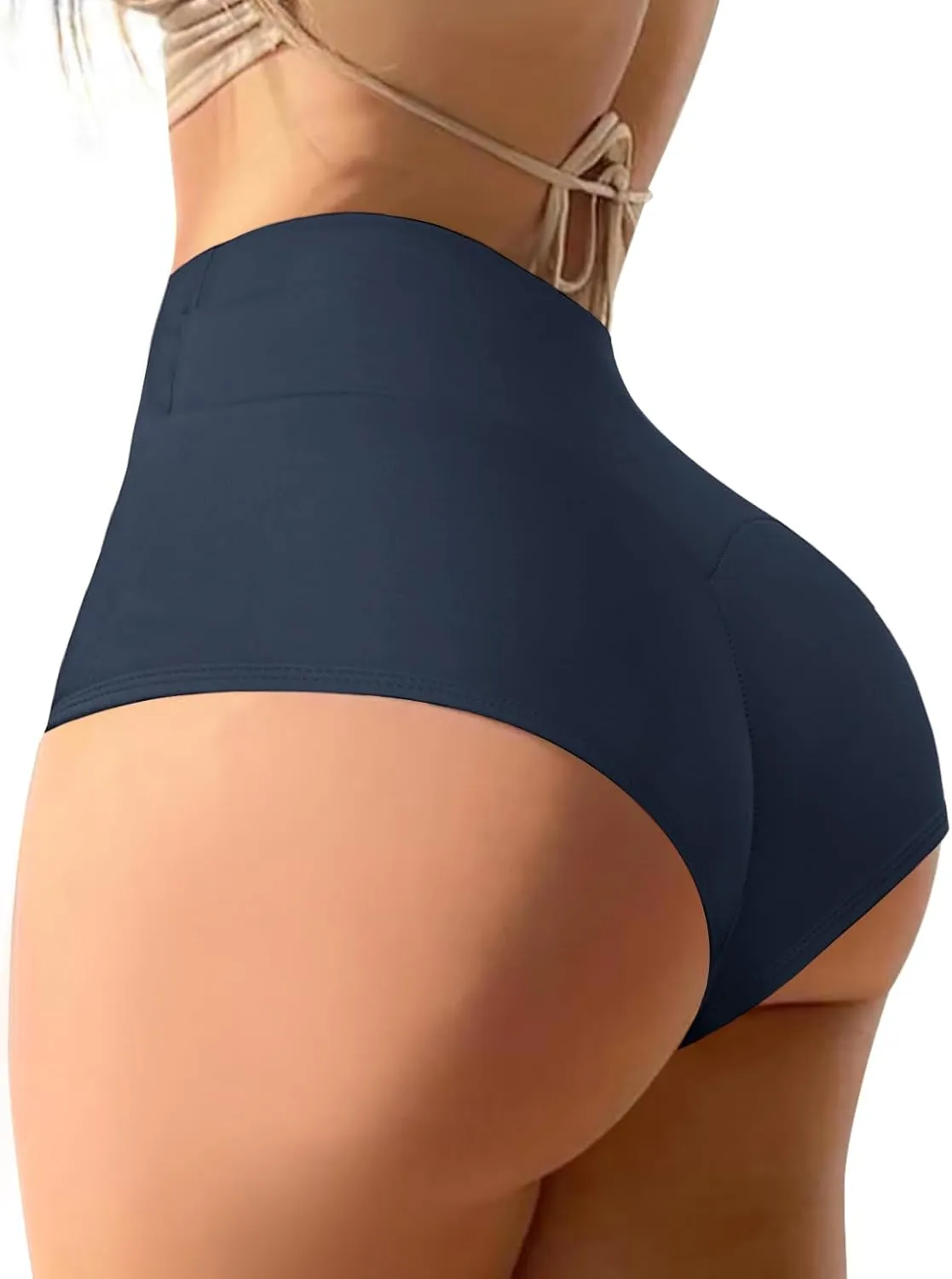 Women's High Waist Yoga Booty Shorts Workout Spandex Dance Hot Pants Butt Lifting Leggings Rave Outfits