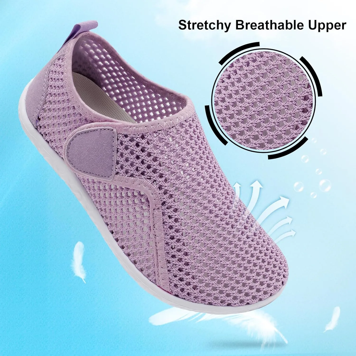 XIHALOOK Water Shoes for Women Men Quick Dry Lightweight Aqua Barefoot for Beach Swim Pool Surf Yoga Sports
