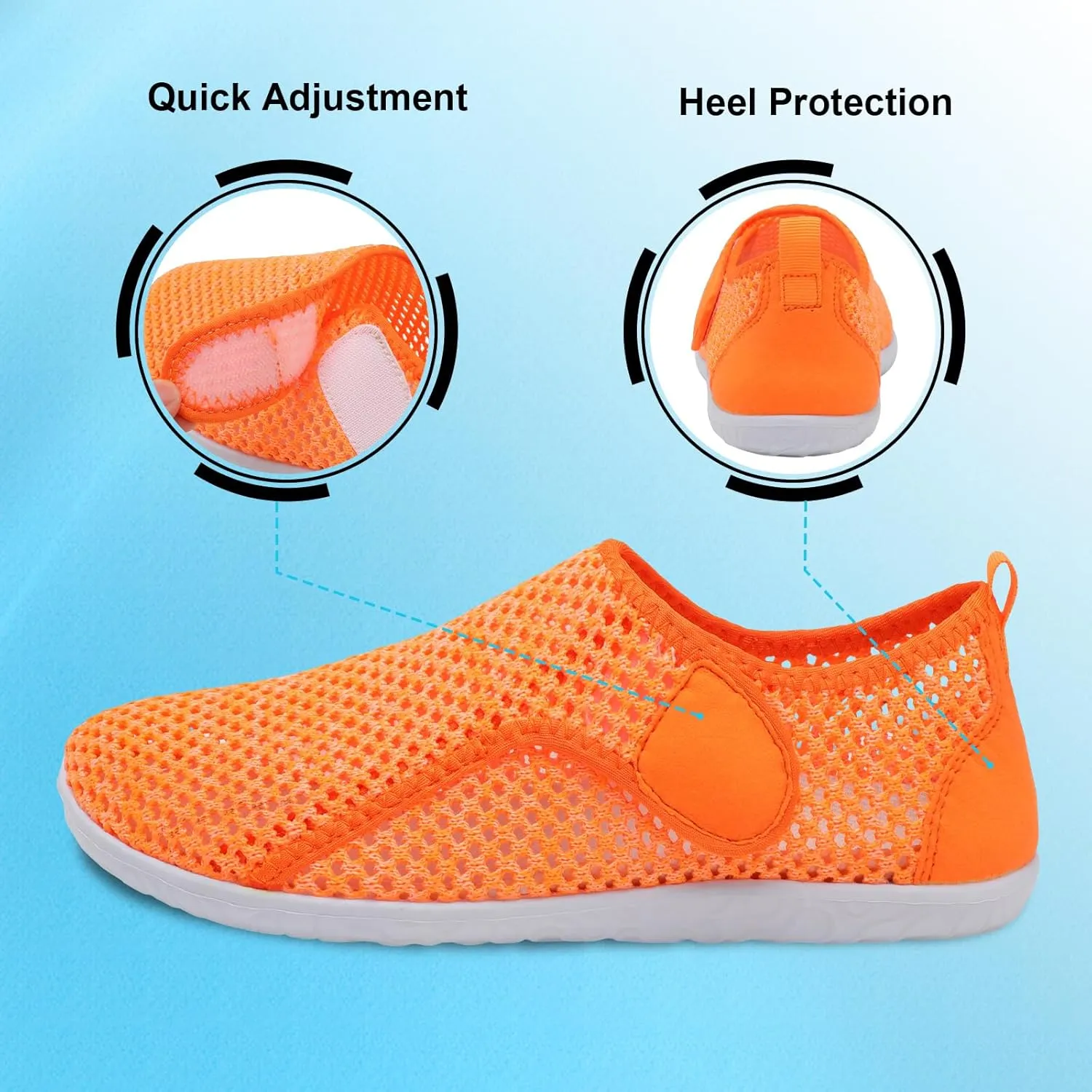 XIHALOOK Water Shoes for Women Men Quick Dry Lightweight Aqua Barefoot for Beach Swim Pool Surf Yoga Sports