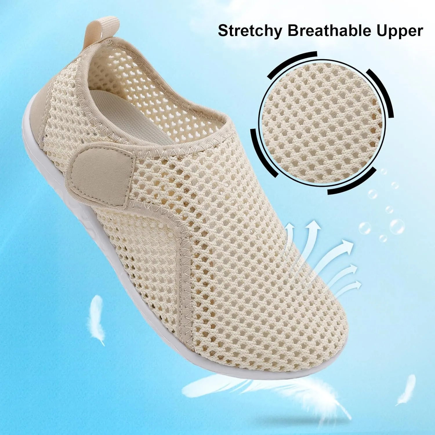 XIHALOOK Water Shoes for Women Men Quick Dry Lightweight Aqua Barefoot for Beach Swim Pool Surf Yoga Sports