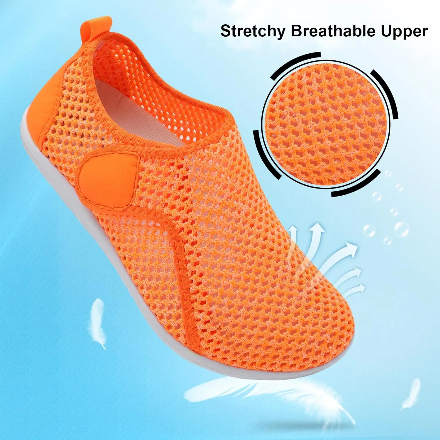 XIHALOOK Water Shoes for Women Men Quick Dry Lightweight Aqua Barefoot for Beach Swim Pool Surf Yoga Sports