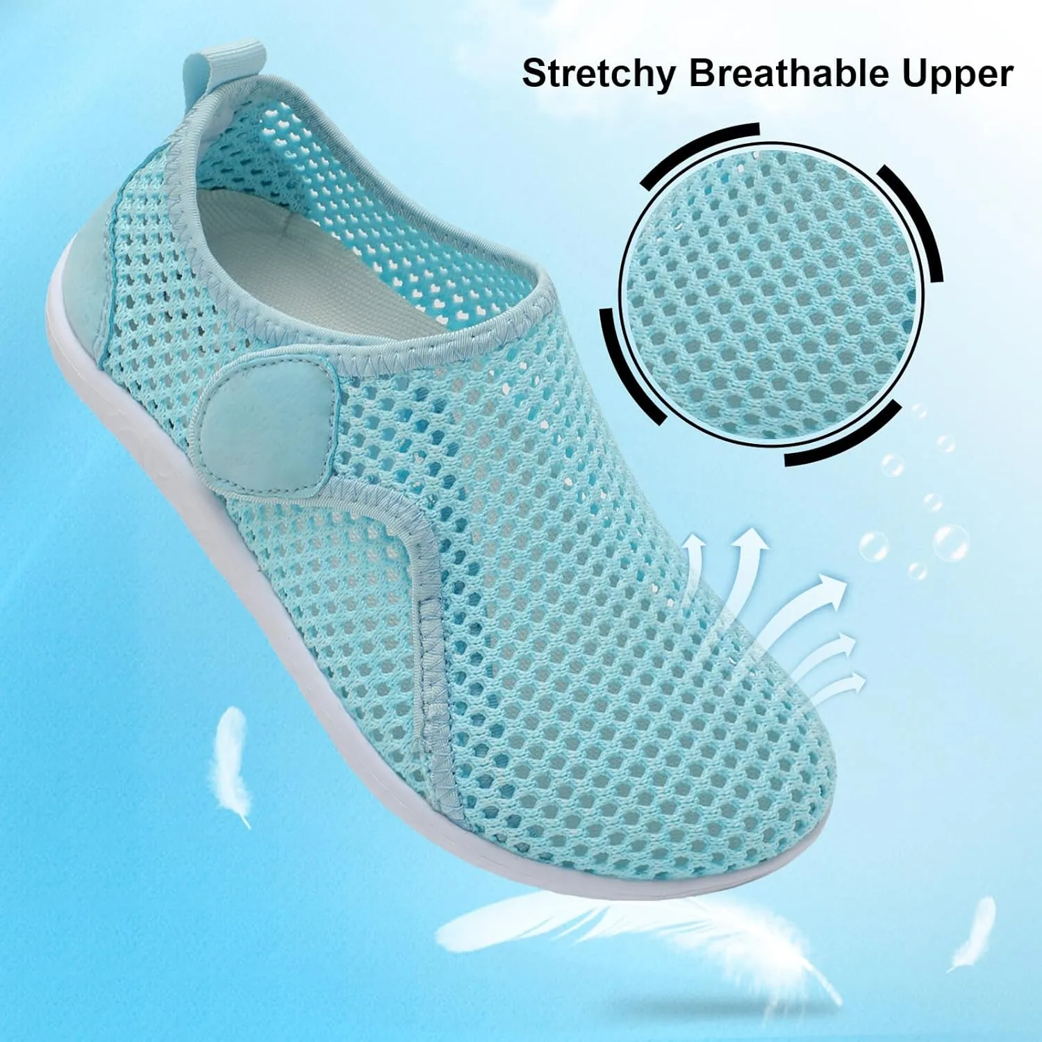 XIHALOOK Water Shoes for Women Men Quick Dry Lightweight Aqua Barefoot for Beach Swim Pool Surf Yoga Sports