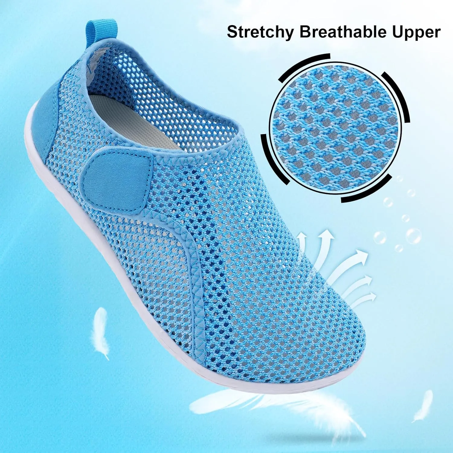XIHALOOK Water Shoes for Women Men Quick Dry Lightweight Aqua Barefoot for Beach Swim Pool Surf Yoga Sports