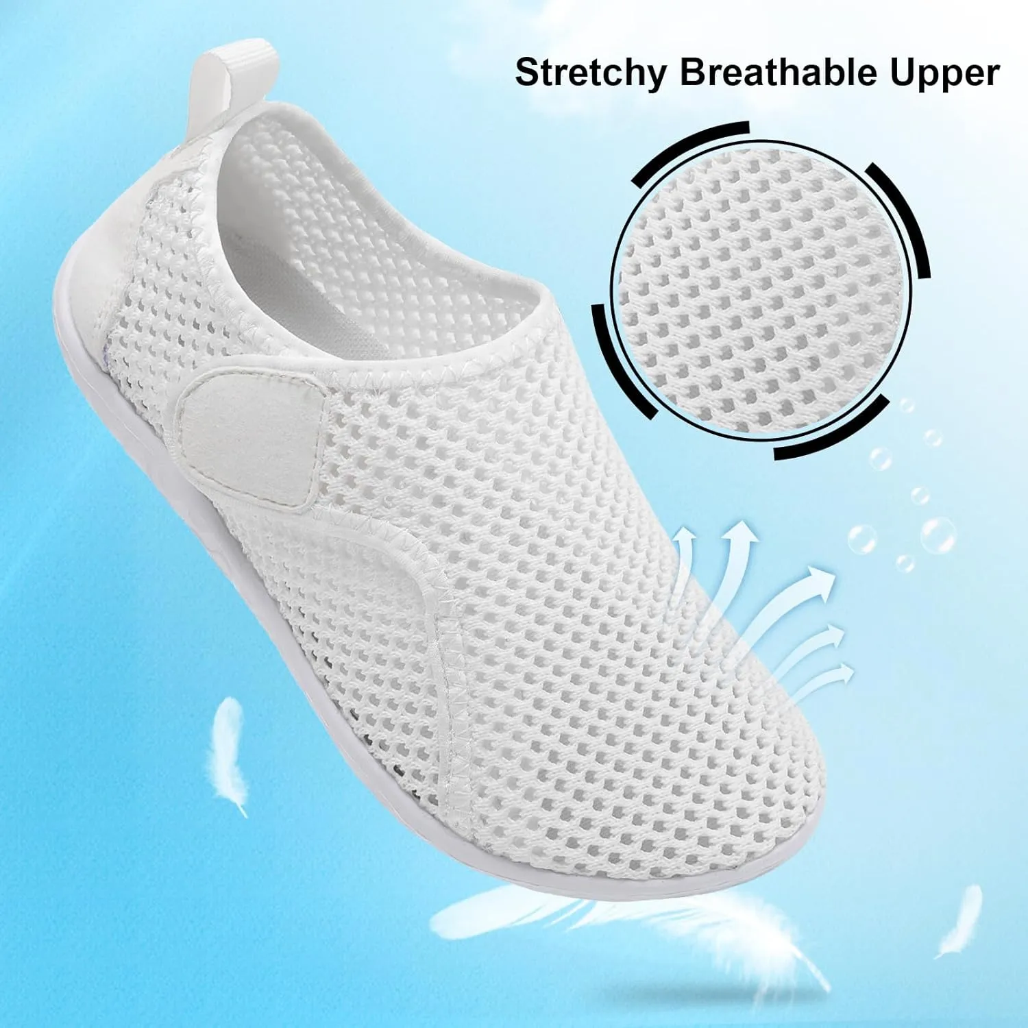 XIHALOOK Water Shoes for Women Men Quick Dry Lightweight Aqua Barefoot for Beach Swim Pool Surf Yoga Sports