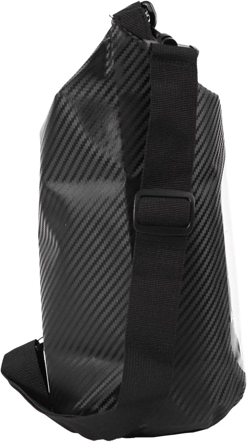 YakAttack 5L Roll-Top Drybag with Air Valve - Black Carbon | Waterproof Marine Dry Bag for Kayaking, Boating & Paddleboarding | Heavy Duty Small Drybag for Gear Protection | Compact Kayak Storage Bag