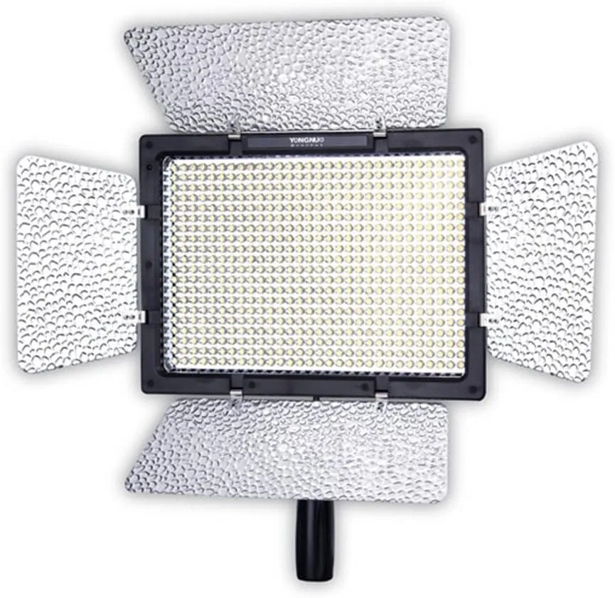 YONGNUO YN600L Pro LED Video Light LED Studio Light, with 5600K Color Temperature and Adjustable Brightness, for Canon Nikon Pentax Olympus Samsung Panasonic JVC etc. Black