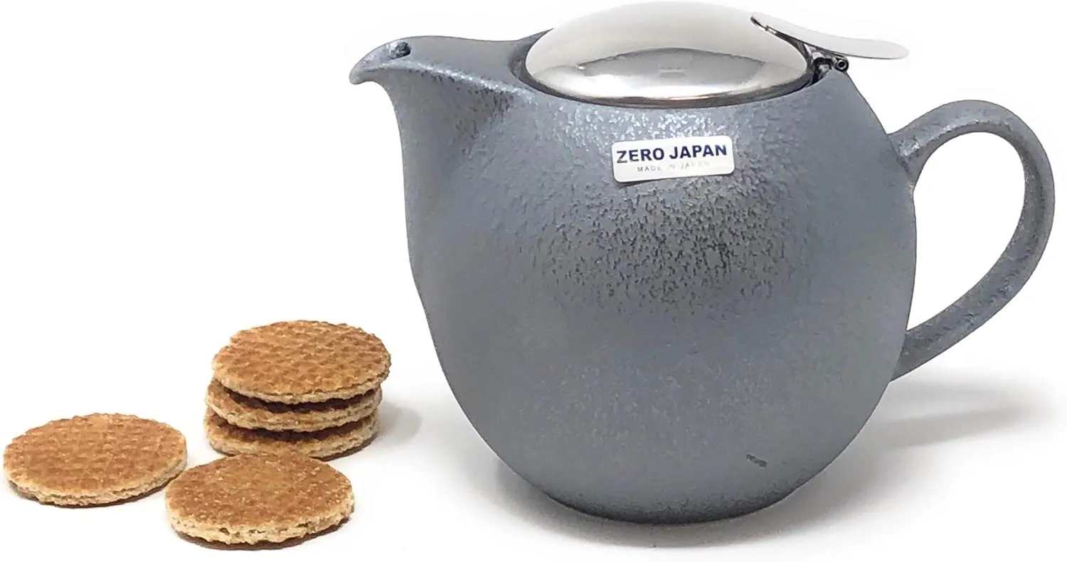 ZERO JAPAN Universal Teapot for 5 People, Antique Colors BBN-04, ASV, Antique Silver, W6.5 x D4.7 x H4.5 inches (166 x 120 x 115 mm)